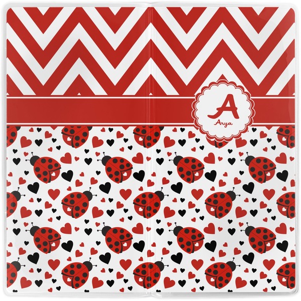 Ladybugs & Chevron Vinyl Document Wallet - Apvl