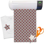 Ladybugs & Chevron Heat Transfer Vinyl Sheet (12"x18")