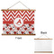 Ladybugs & Chevron Wall Hanging Tapestry - Landscape - APPROVAL