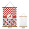 Ladybugs & Chevron Wall Hanging Tapestry - Portrait - APPROVAL