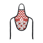 Ladybugs & Chevron Bottle Apron (Personalized)