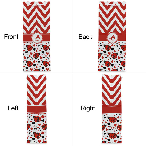 Ladybugs & Chevron Wine Gift Bag - Gloss - Approval