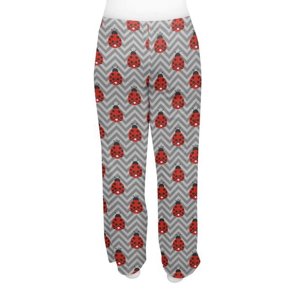 Ladybugs & Chevron Women's Pj on model - Back