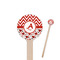 Ladybugs & Chevron Round Wooden Stir Sticks (Personalized)