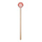 Ladybugs & Chevron Wooden 6" Stir Stick - Round - Single Stick