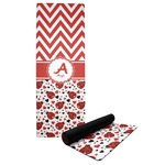 Ladybugs & Chevron Yoga Mat (Personalized)