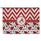 Ladybugs & Chevron Zipper Pouch (Personalized)