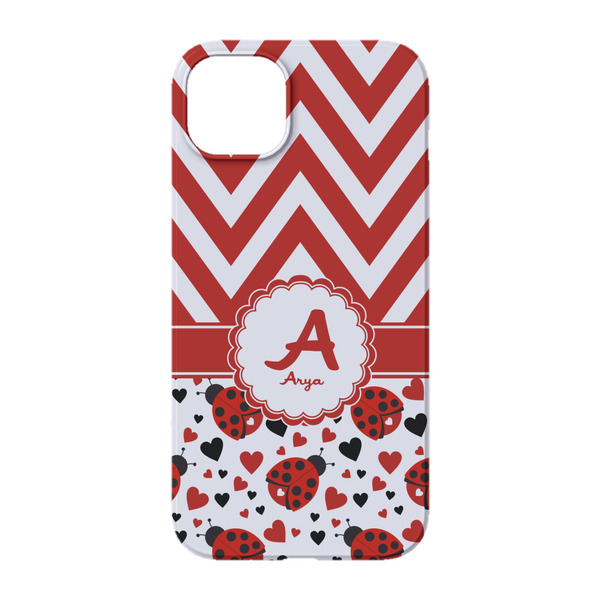 Ladybugs & Chevron iPhone 14 Case - Back