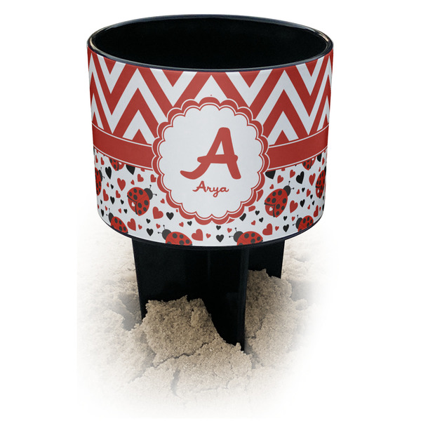 Ladybugs & Chevron spiker_black_main