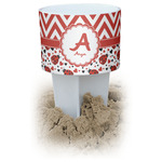 Ladybugs & Chevron Beach Spiker Drink Holder (Personalized)
