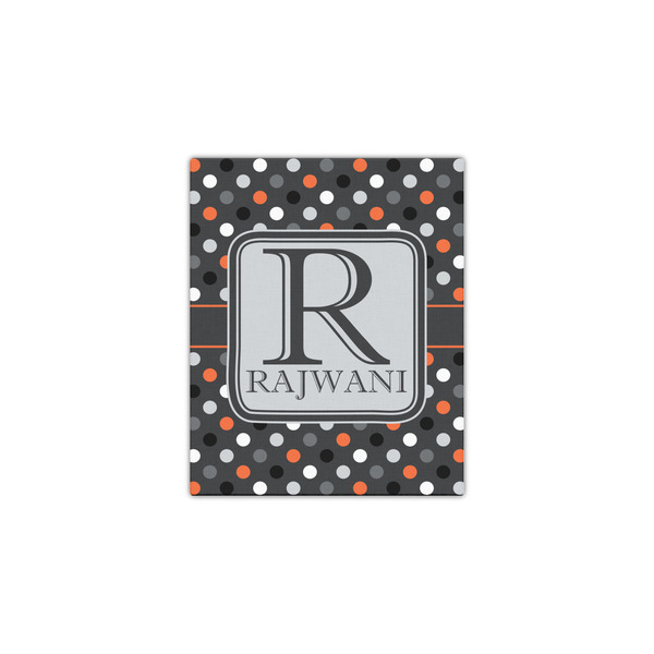 Gray Dots 11x14 - Canvas Print - Front View