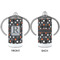 Gray Dots 12 oz Stainless Steel Sippy Cups - APPROVAL