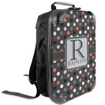 Gray Dots Kids Hard Shell Backpack (Personalized)