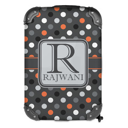 Gray Dots Kids Hard Shell Backpack (Personalized)