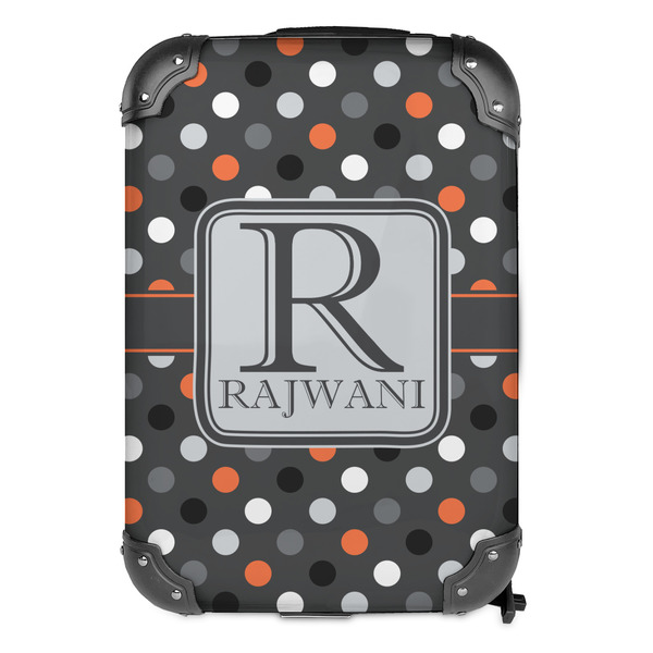 Gray Dots 13" Hard Shell Backpacks - FRONT