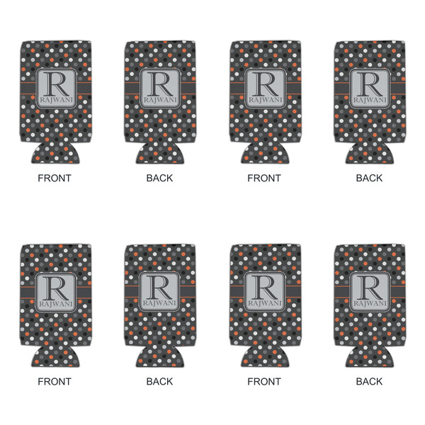 Gray Dots 16oz Can Sleeve - Set of 4 - APPROVAL