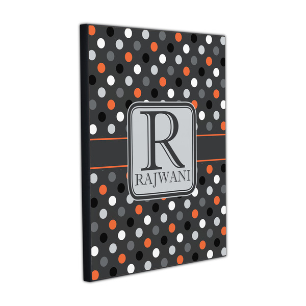 Custom Gray Dots Wood Prints (Personalized)