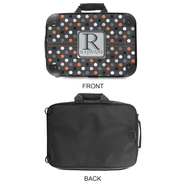 Gray Dots 18" Laptop Briefcase - APPROVAL