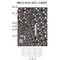 Gray Dots 2'x3' Indoor Area Rugs - Size Chart