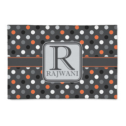 Gray Dots Patio Rug (Personalized)