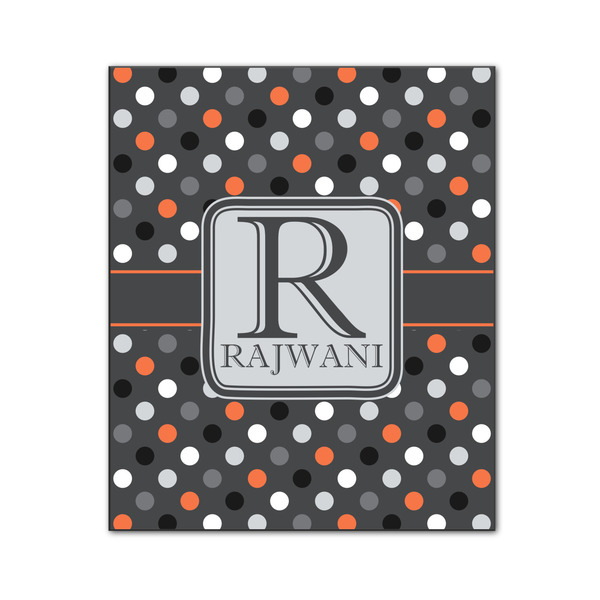 Gray Dots 20x24 Wood Print - Front View