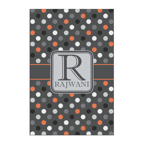 Custom Gray Dots Posters - Matte - 20x30 (Personalized)