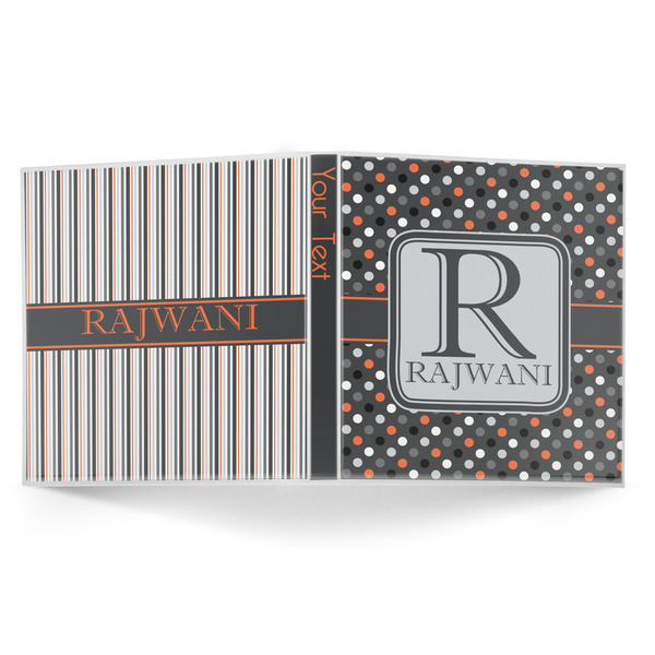 Gray Dots 3-Ring Binder Approval- 1in