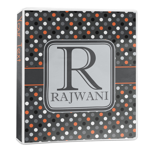 Gray Dots 3-Ring Binder Main- 1in