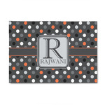 Gray Dots 4' x 6' Indoor Area Rug (Personalized)