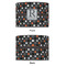 Gray Dots 8" Drum Lampshade - APPROVAL (Fabric)