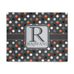 Gray Dots 8' x 10' Patio Rug (Personalized)