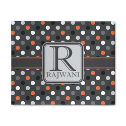 Gray Dots 8' x 10' Patio Rug (Personalized)