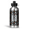 Gray Dots Aluminum Water Bottle