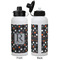 Gray Dots Aluminum Water Bottle - White APPROVAL