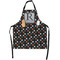 Gray Dots Apron With Pockets w/ Name and Initial