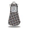 Gray Dots Apron w/ Name and Initial