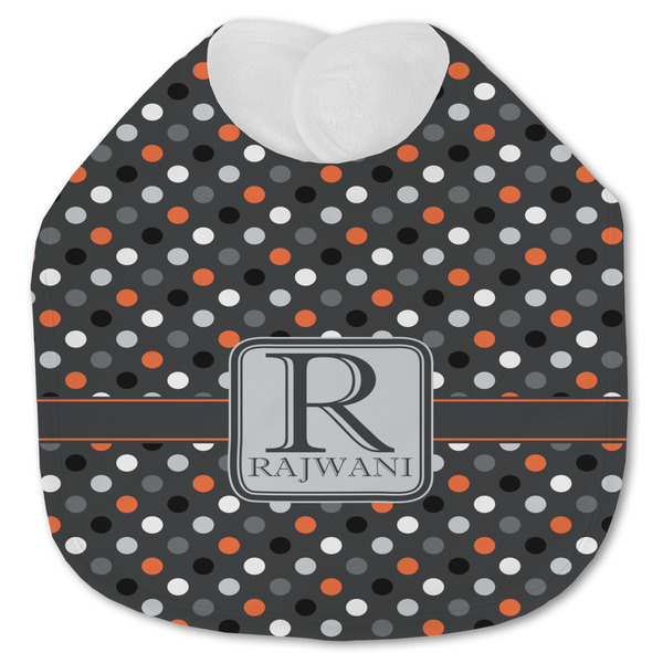 Gray Dots Baby Bib - AFT closed