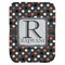 Gray Dots Baby Swaddling Blanket (Personalized)