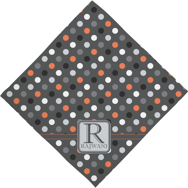 Gray Dots Bandana - Full View