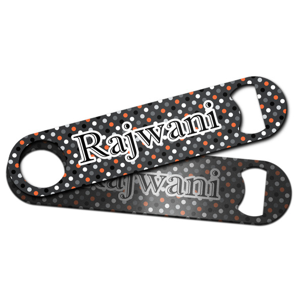 Gray Dots Bar Bottle Opener - Main