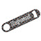 Gray Dots Bar Bottle Opener w/ Name and Initial