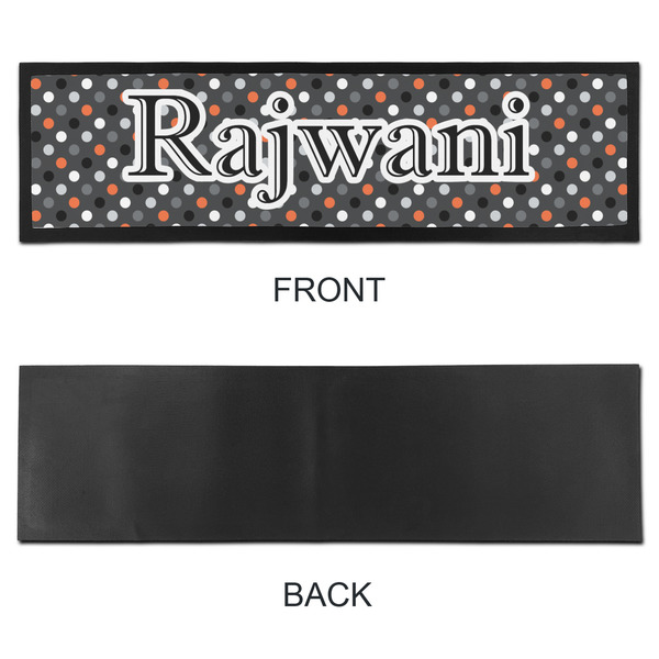 Gray Dots Bar Mat - Large - APPROVAL