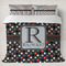 Gray Dots Duvet Cover Set - King (Personalized)