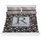 Gray Dots Comforter Set - King (Personalized)
