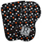 Gray Dots Burp Cloth (Personalized)