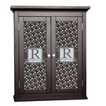 Gray Dots Cabinet Decal - XLarge (Personalized)