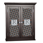 Gray Dots Cabinet Decal - Custom Size (Personalized)