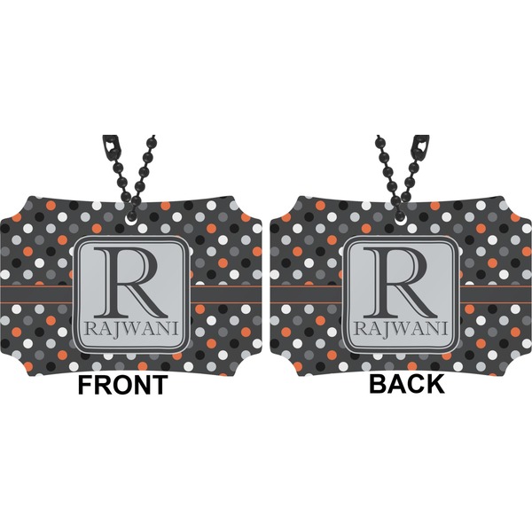 Gray Dots Car Ornament - Berlin (Approval)