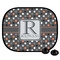 Gray Dots Car Side Window Sun Shade (Personalized)