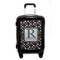 Gray Dots Carry On Hard Shell Suitcase - Front
